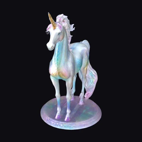 Tall Unicorn on Base