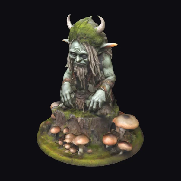 Goblin King Shaman Figurine