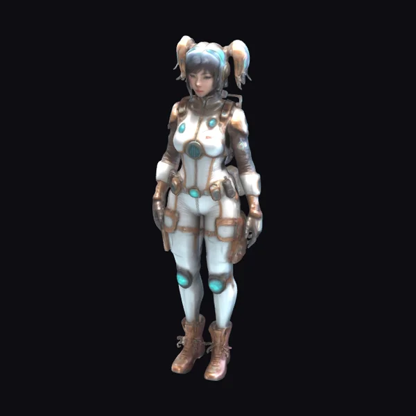 Cute Female Time Traveler