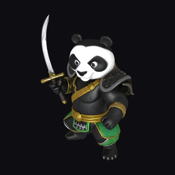 Samurai Panda Warrior