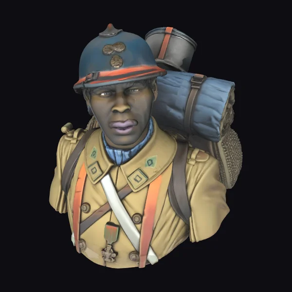 WW1 Tirailleur Bust