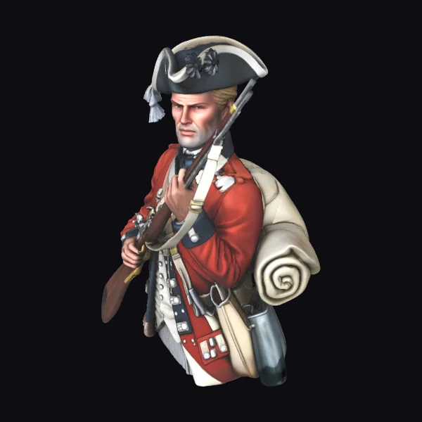 Soldier with Tricorn Hat