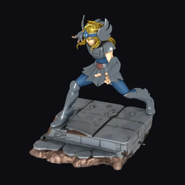 Knight with Swan Helmet