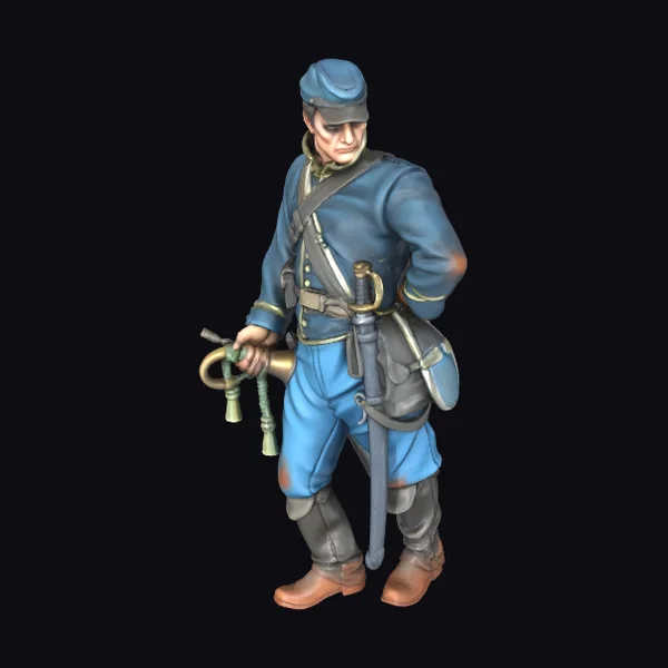 Civil War Bugle Bearer