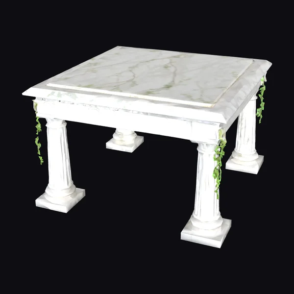 Ancient White Marble Table