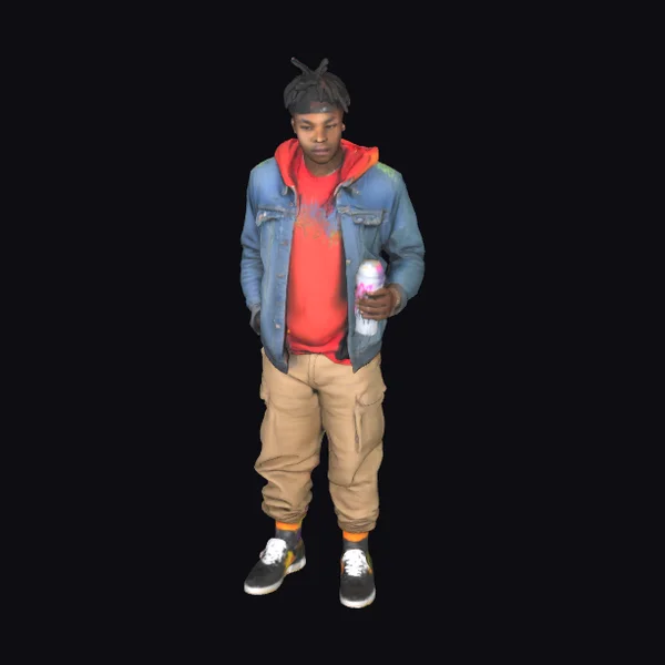 Young Graffiti Artist Male