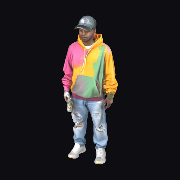 Young Graffiti Artist Male