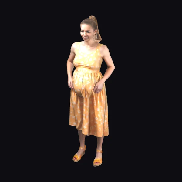 Pregnant Woman in Sundress