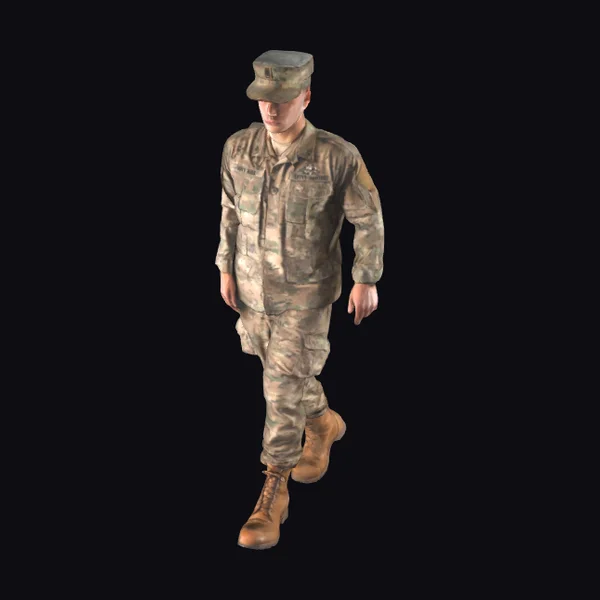 Walking Army Soldier Uniform