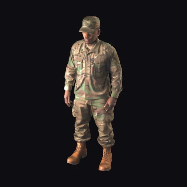 African American Army Soldier