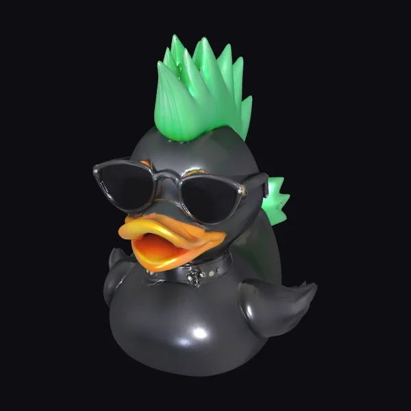 Black Rubber Duck Punk