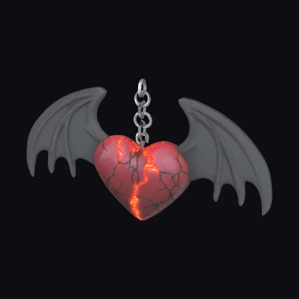 Broken Heart Keychain