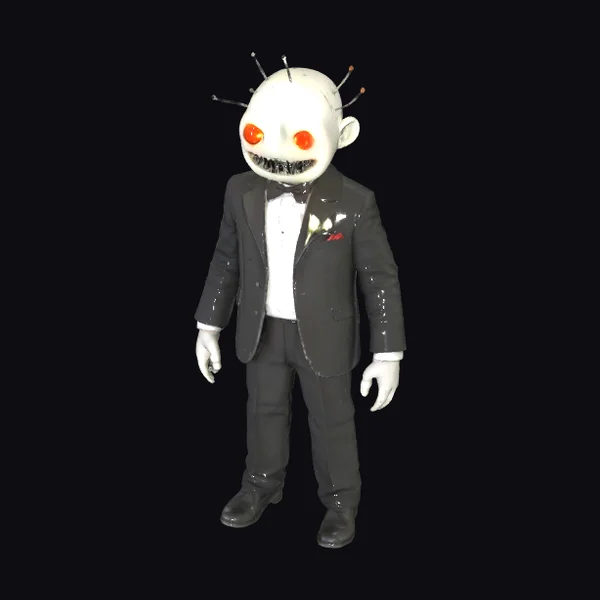 Tuxedo Ghost Figure