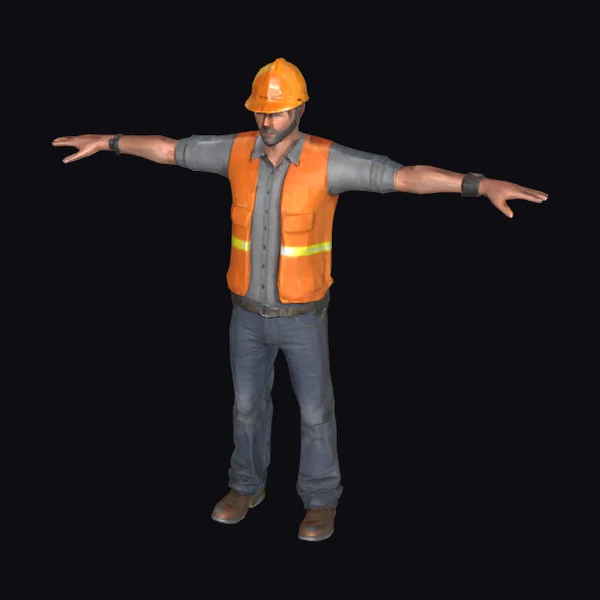 Construction Worker Avatar