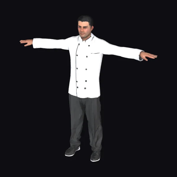 Male Chef in Uniform