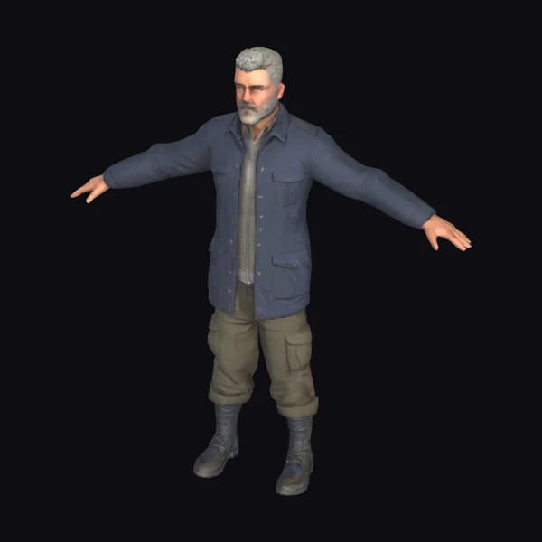 Middle-aged Male Delivery Driver