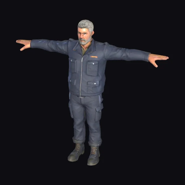 Middle-aged Male Delivery Driver