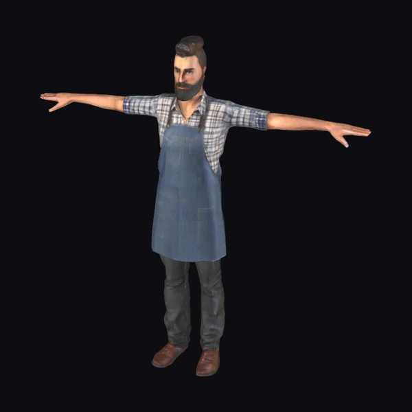 Male Barista Hipster