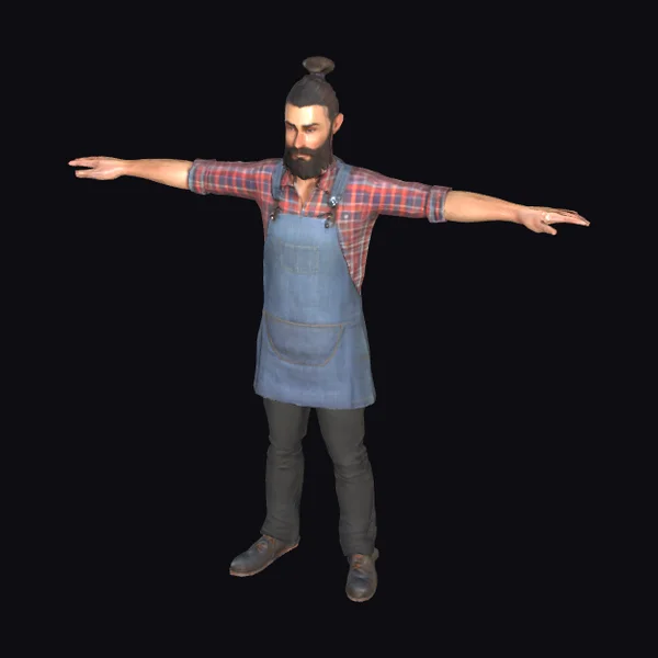 Male Barista Hipster