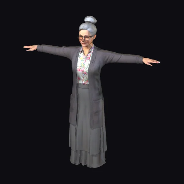 Mature Female Librarian Avatar