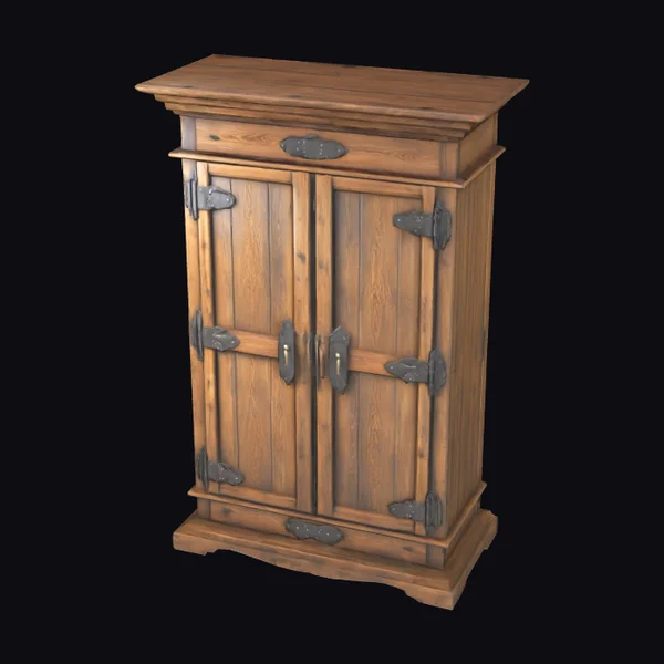 Medieval Oak Wardrobe