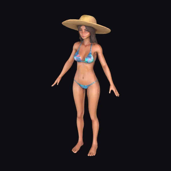 Beach Woman in Bikini