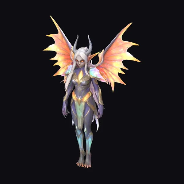 Winged Elf Demoness