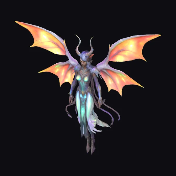 Demonic Elf with Wings
