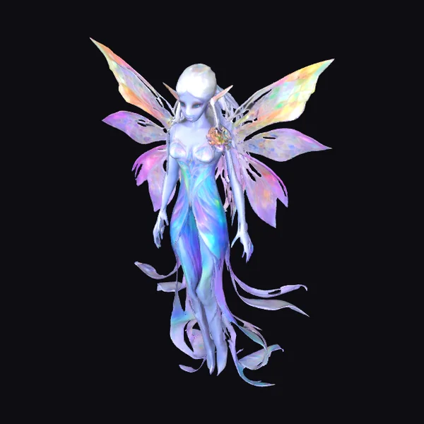 Iridescent Elf Figure