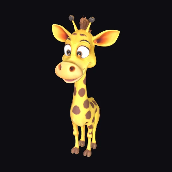 Cartoon Giraffe Character