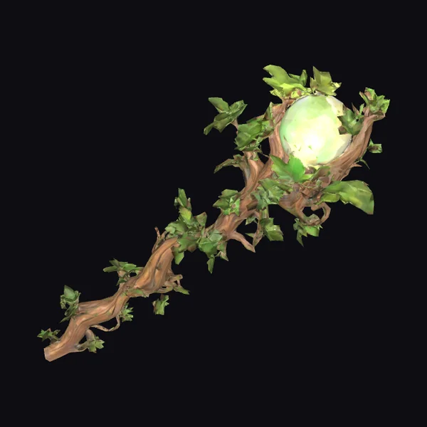 Ancient Wooden Staff