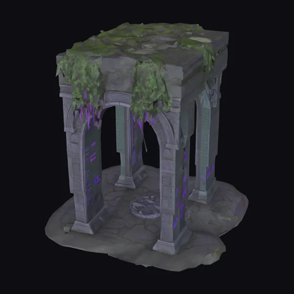 Ancient Seaweed Covered Arch