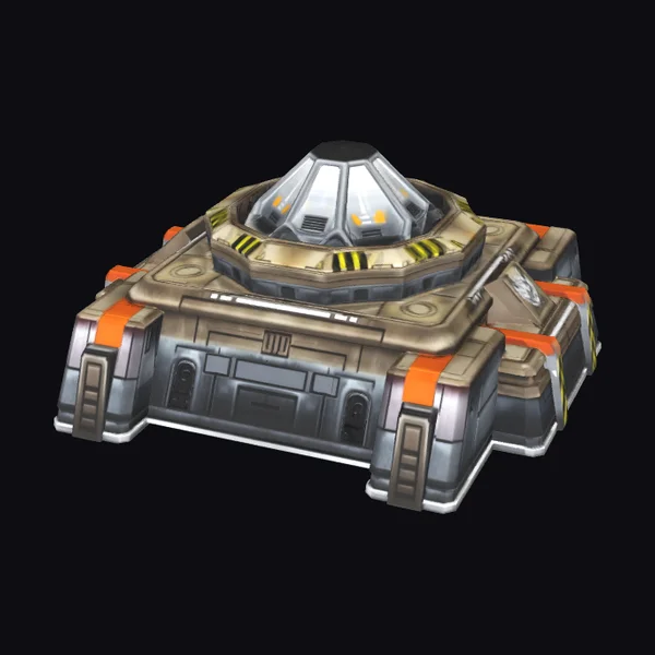 Futuristic Cannon Control Center