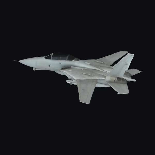 Gray Military Fighter Jet