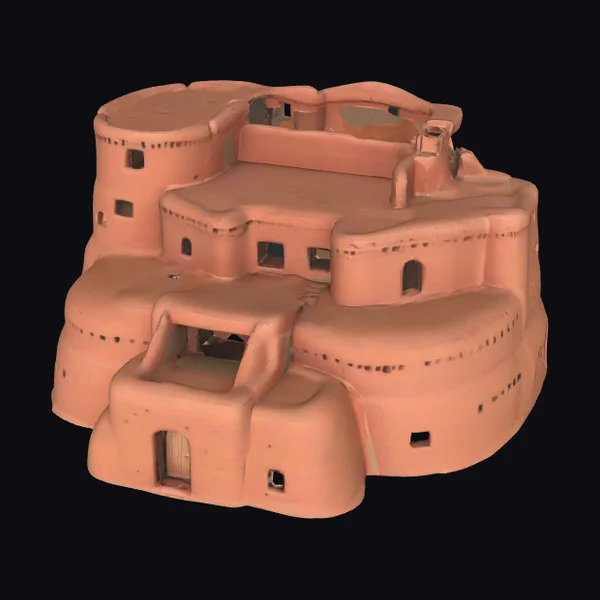 Adobe Pueblo Style Building