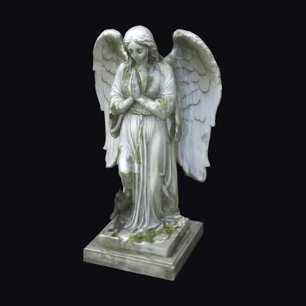 Weathered Angel Statue