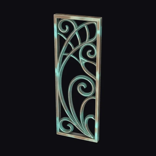 Ornate Metal Panel