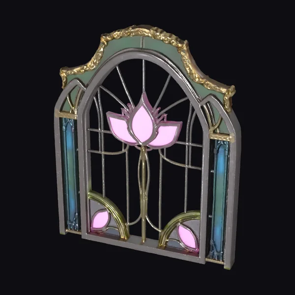 Lotus Stained Glass