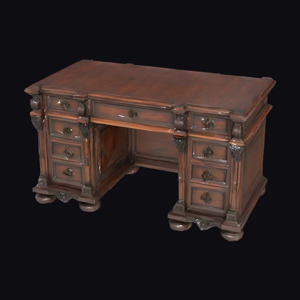 Victorian Gothic Writing Desk