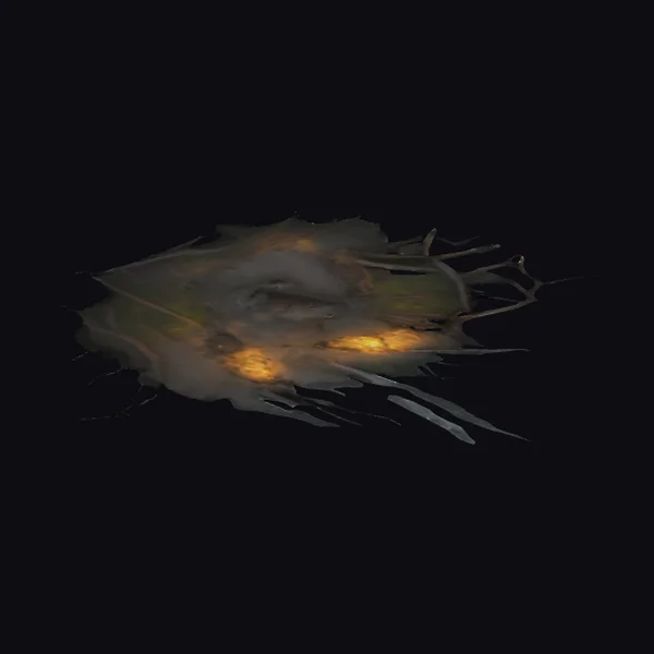 Glowing Forest Trail Destruction