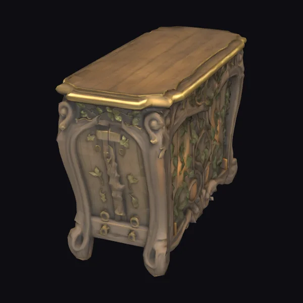 Ornate Wooden Side Table