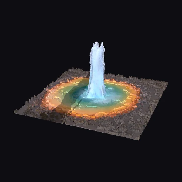 Erupting Geothermal Pool