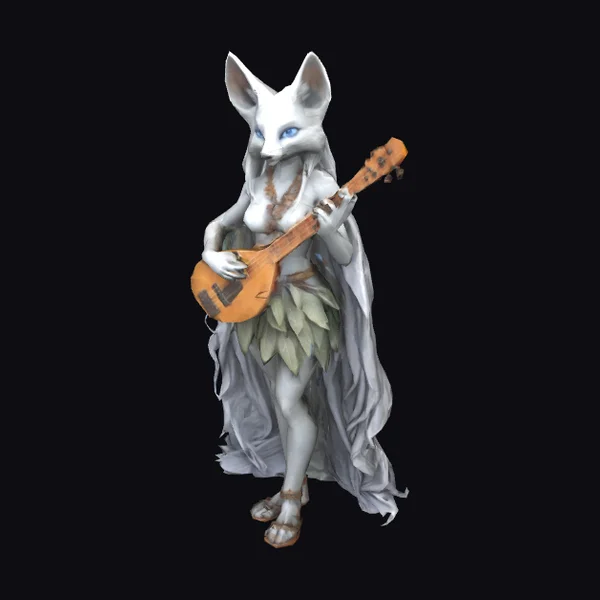 Grey Fox Female Musician