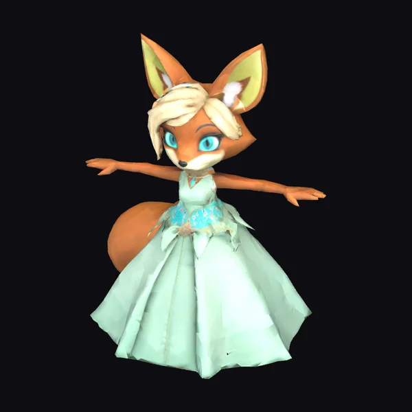 Anthropomorphic Fox Female