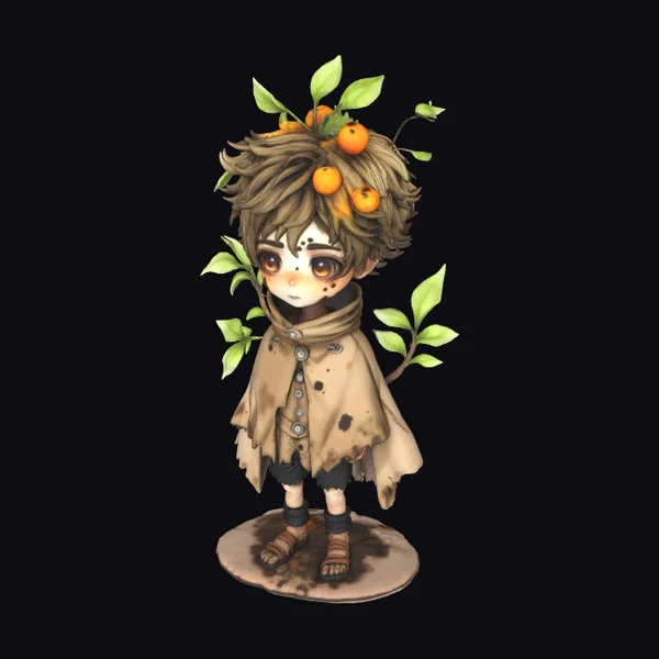Little Forest Child Figurine