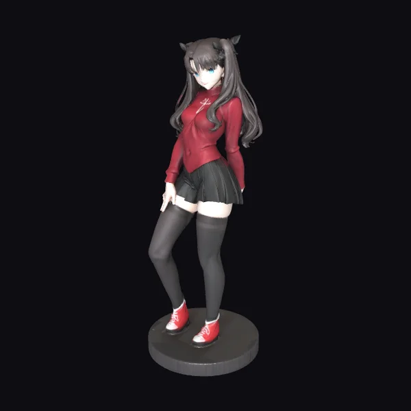 Anime Girl with Horns