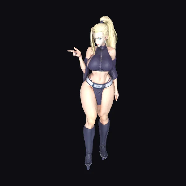 Blonde Anime Girl Outfit