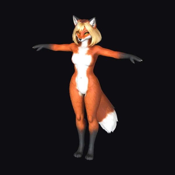 Foxy Female Character