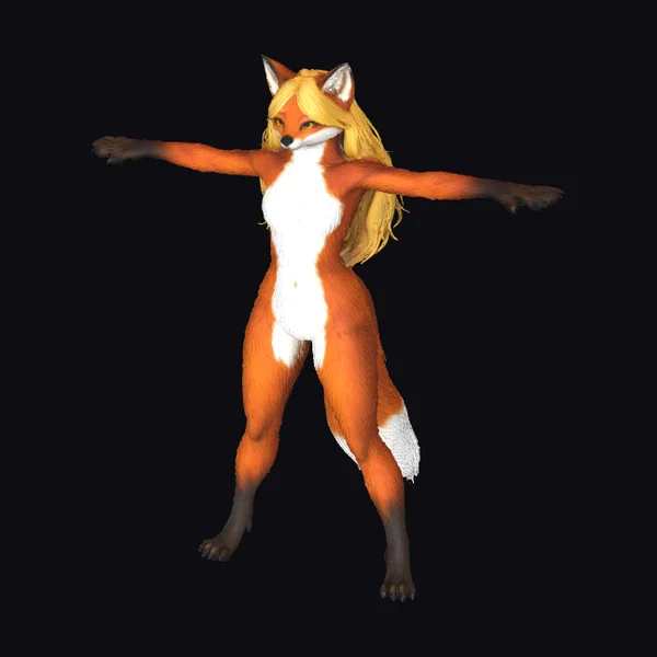 Anthropomorphic Fox Female