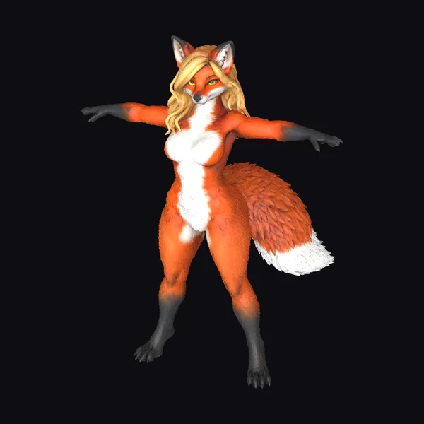 Anthropomorphic Fox Female